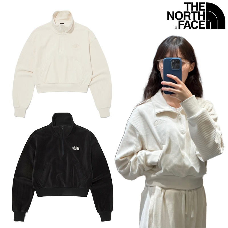 NM5MQ82 WS SWIFT VELOUR HALF ZIP スウェットトレーナー スエット ハーフジップアップ アノラック パーカー メンズ レディース 韓国 女性用 ハイネック ルーズフィット