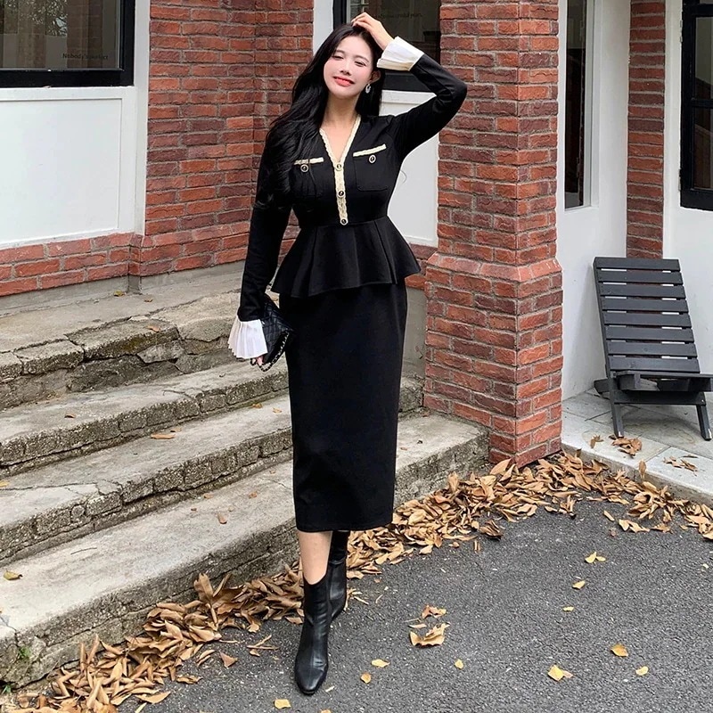 パーティー タイト 着やせ ワンピース 体型カバー 成人式 XL-5XL フォーマル 同窓会 卒業式 レトロ ドレス お呼ばれ フランス風 キャバ 大きいサイズ 演奏会