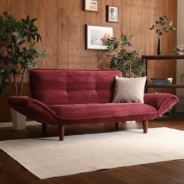 肌触りが良いコーデュロイソファ ２人掛け Qooliss-クーリス-コーデュロイソファ ２人掛け