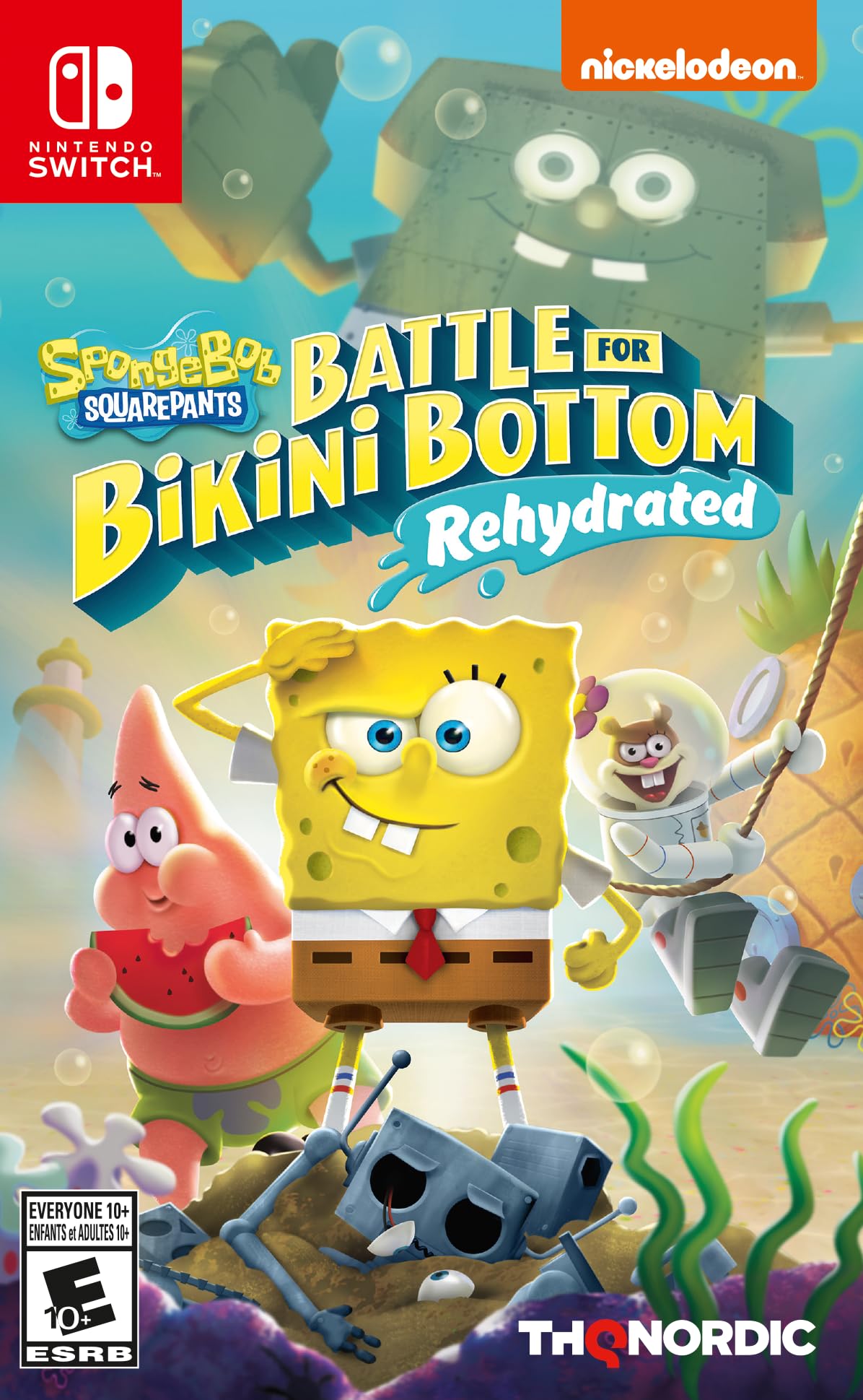 全国送料無料 Spongebob Squarepants: Battle for Bikini Bottom - Rehydrated (輸入版:北米) Switch