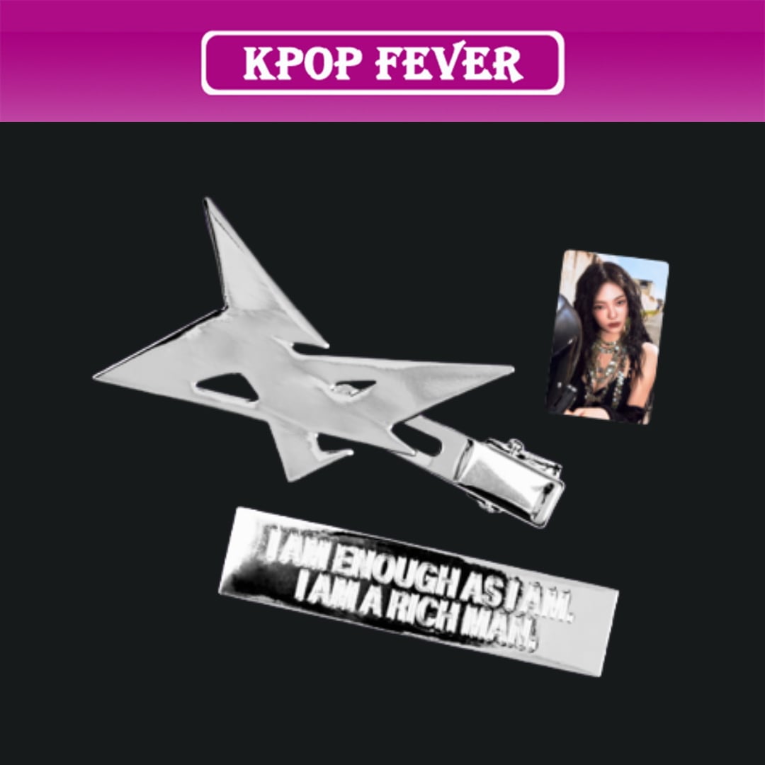 [online特典] aespa WEEK #RichMan POP-UP Official MD / HAIRPIN SET