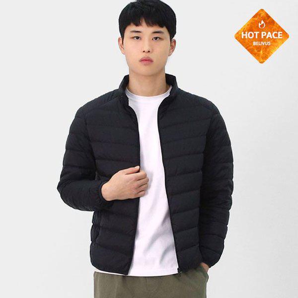 ビリーバース メンズ モダン ライト ハイネック キルティング 保温 軽量パディング ジャンパー BDK014