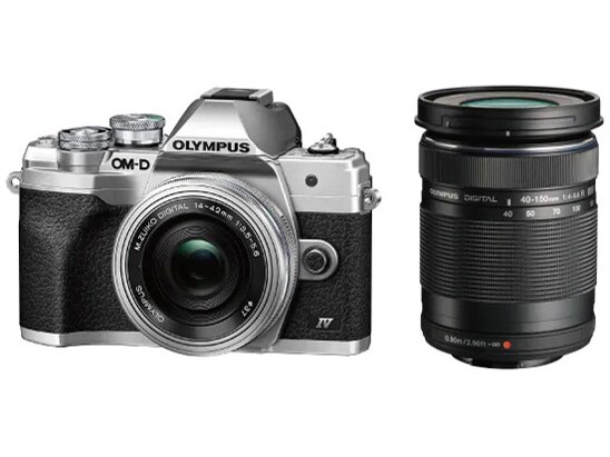 OM-D E-M10 Mark IV EZダブルズームキット [シルバー]ミラーレス一眼カメラ