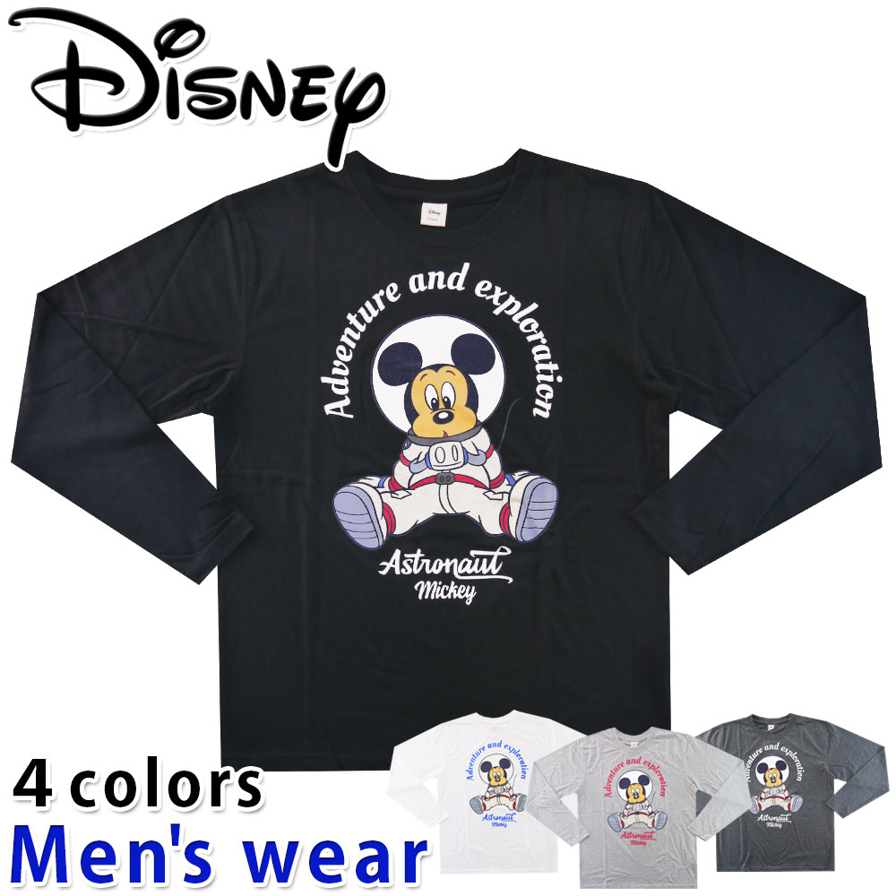 春早割 メンズ Tシャツ 長袖 ディズニー ミッキー 12241002 ネズミ グッズ Disney マウス Tシャツ