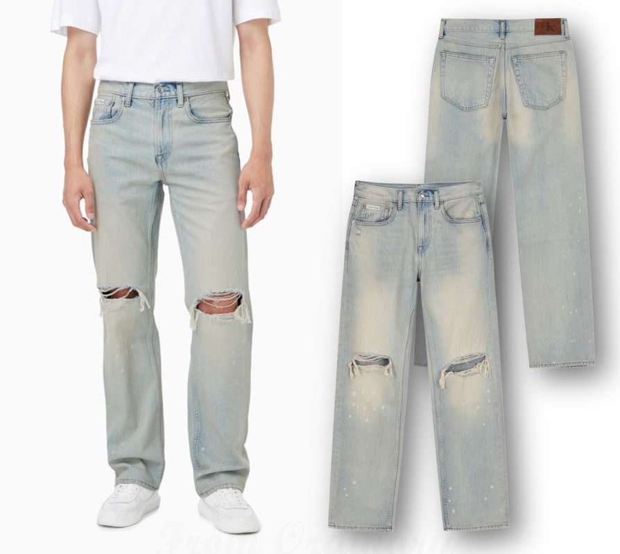 90s Straight Fit Light Blue Jeans (4RD721G-01F)