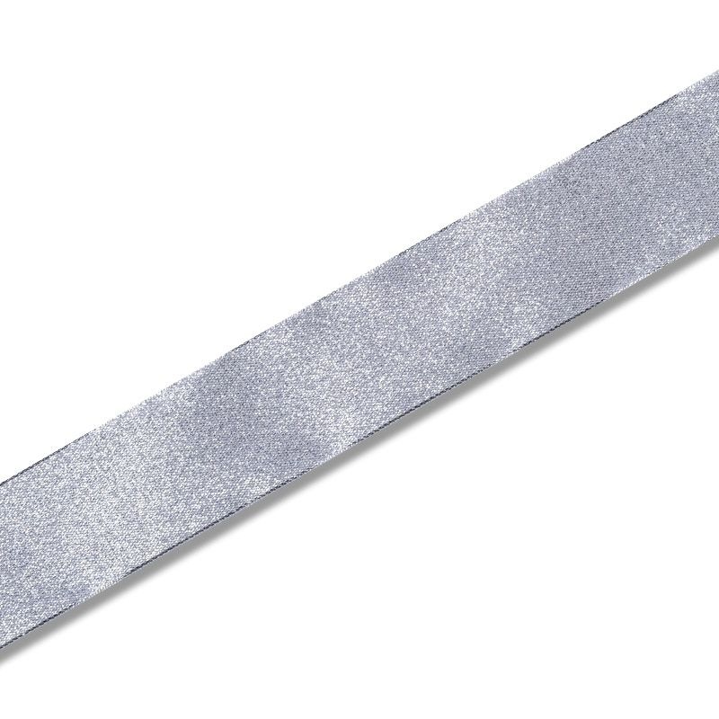 （まとめ買い）シモジマ HEIKO エレガンスメタルリボン 36mm幅x20m巻 シルバー ラッピング用品 001412502 [x3セット]