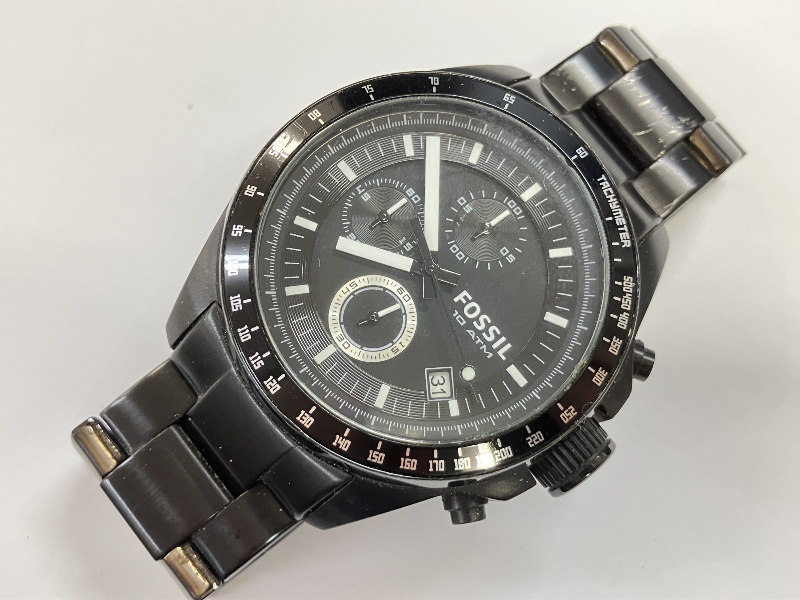 CH2601 クロノグラフ 腕時計 ブラック【中古】 メンズ