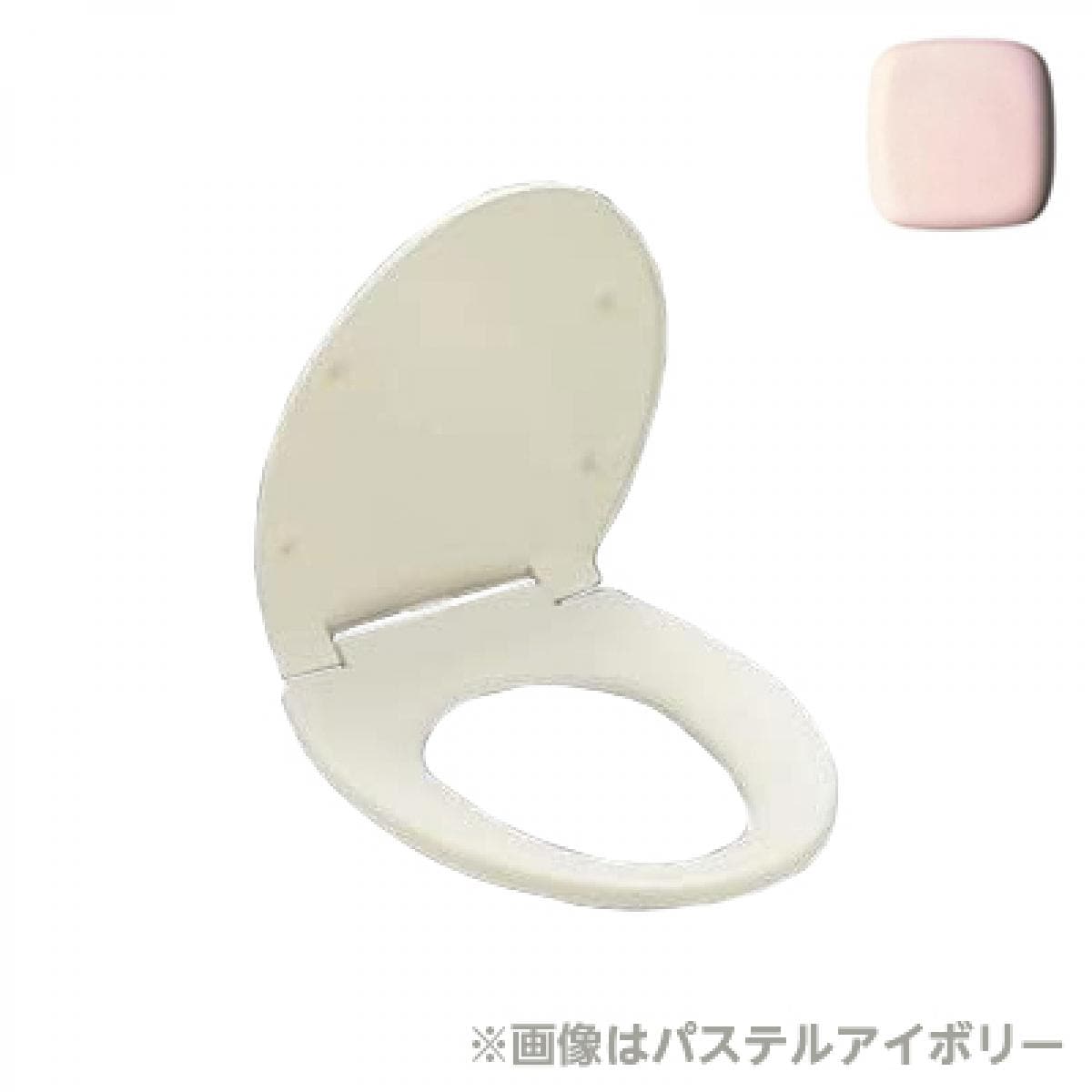 TOTO 前丸 (リテール向) 普通便座 大形サイズ パステルピンク TC291Y#SR2 取付工具付 大形サイズ専用 DIY