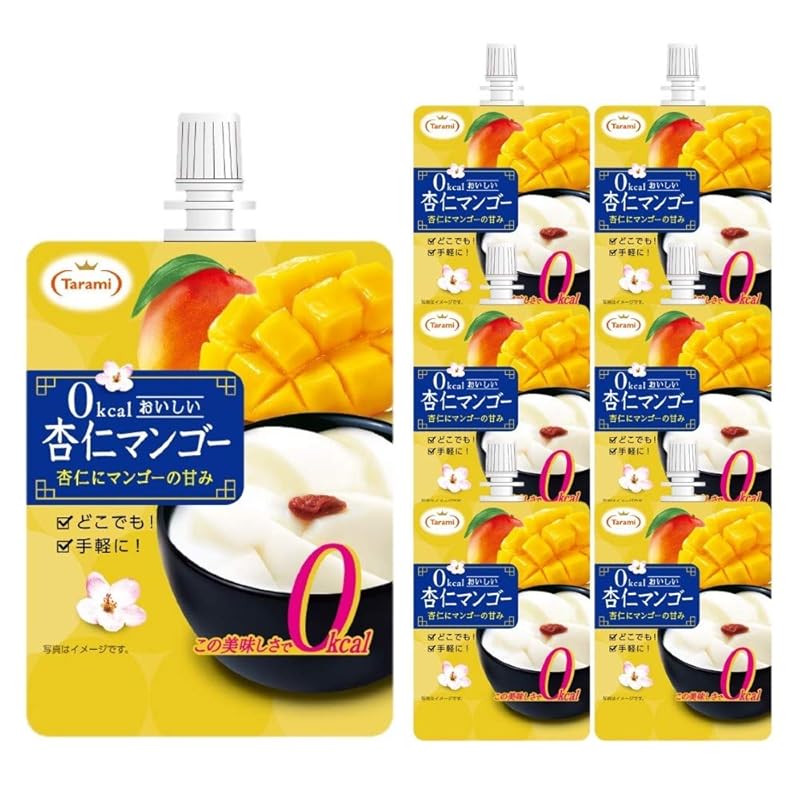たらみ 0kcal おいしい杏仁マンゴー 150g 30個セット ゼロカロリー 飲むゼリー 通販限定