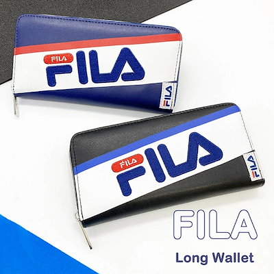 Qoo10] FILA 長財布 財布 ラウンドファスナ : キッズ