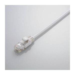 (まとめ)エレコム Gigabit やわらかLANケーブル(Cat6準拠) LD-GPY/WH10(×3セット)