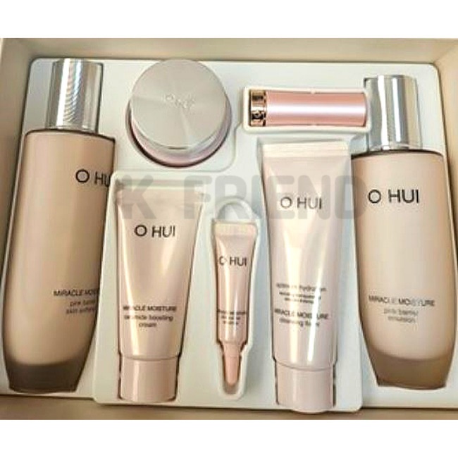 ミラクルモイスチャーピンクバリアスキン150ml+エマルジョン130ml+クリーム30ml+NEWルーズリアルミニ+エッセンス4ml+クリーム25ml+クレンジングフォーム40ml