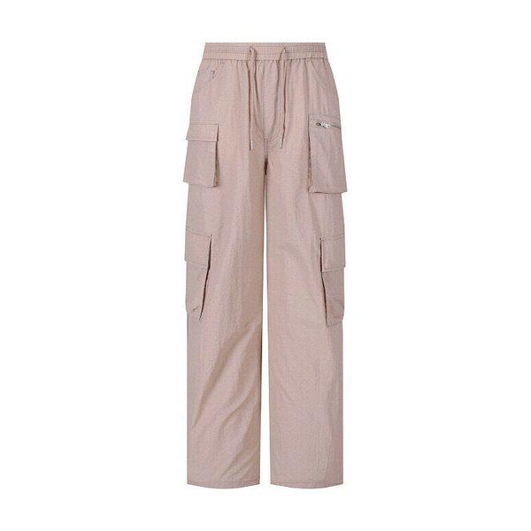 [] 女性) ピグダイイング ミニ ポケット カーゴ バンディング パンツ (B252PT701P) (P003696410)
