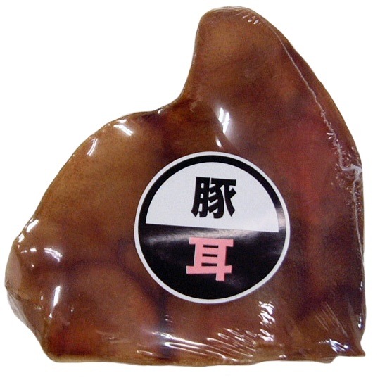 （まとめ買い）豚耳 1枚入り 犬用 [x20]