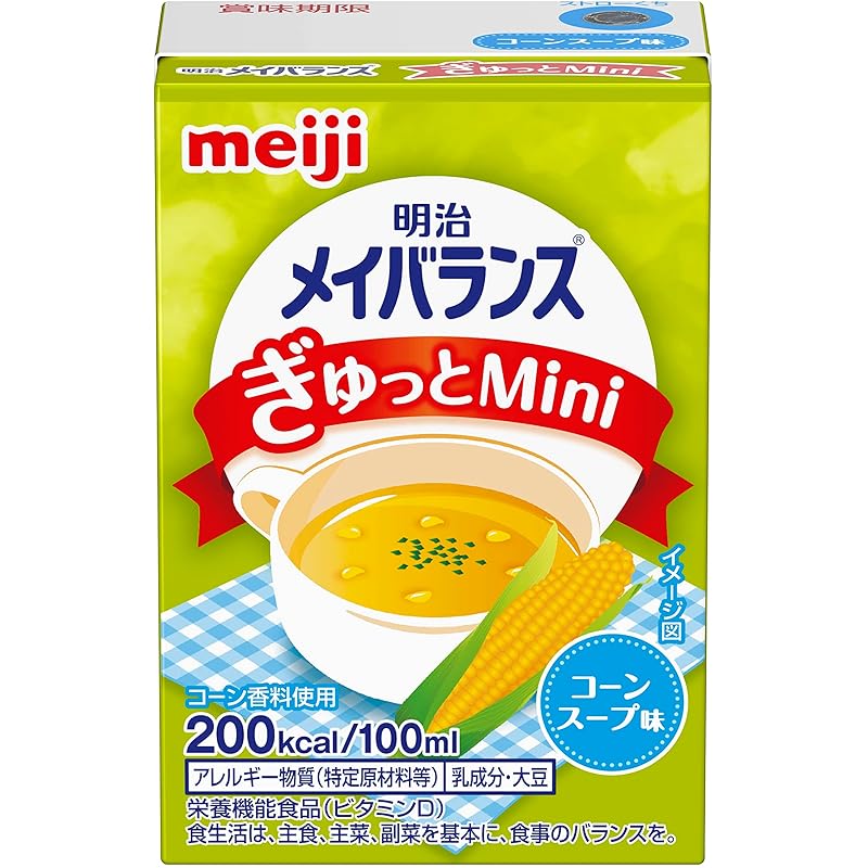 メイバランスぎゅっとミニ コーンスープ味 100ml×24本【ケース】 明治