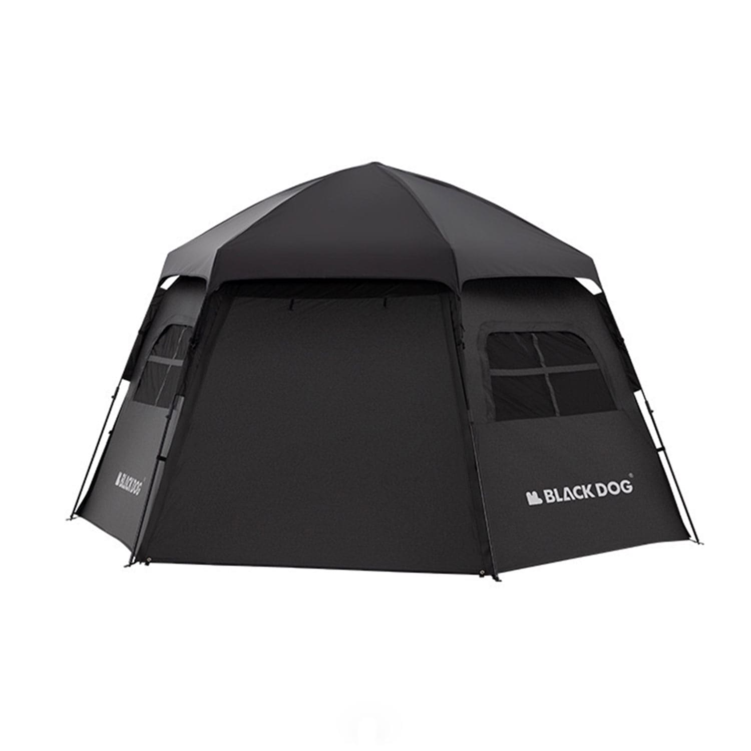 [再入荷]Naturehike BLACKDOG ポータブル折りたたみ式接着剤 日焼け止めテント 4シーズンテント 屋外キャンプ用 ビーチ 六角形 ポップアップテント ワンタッチテント