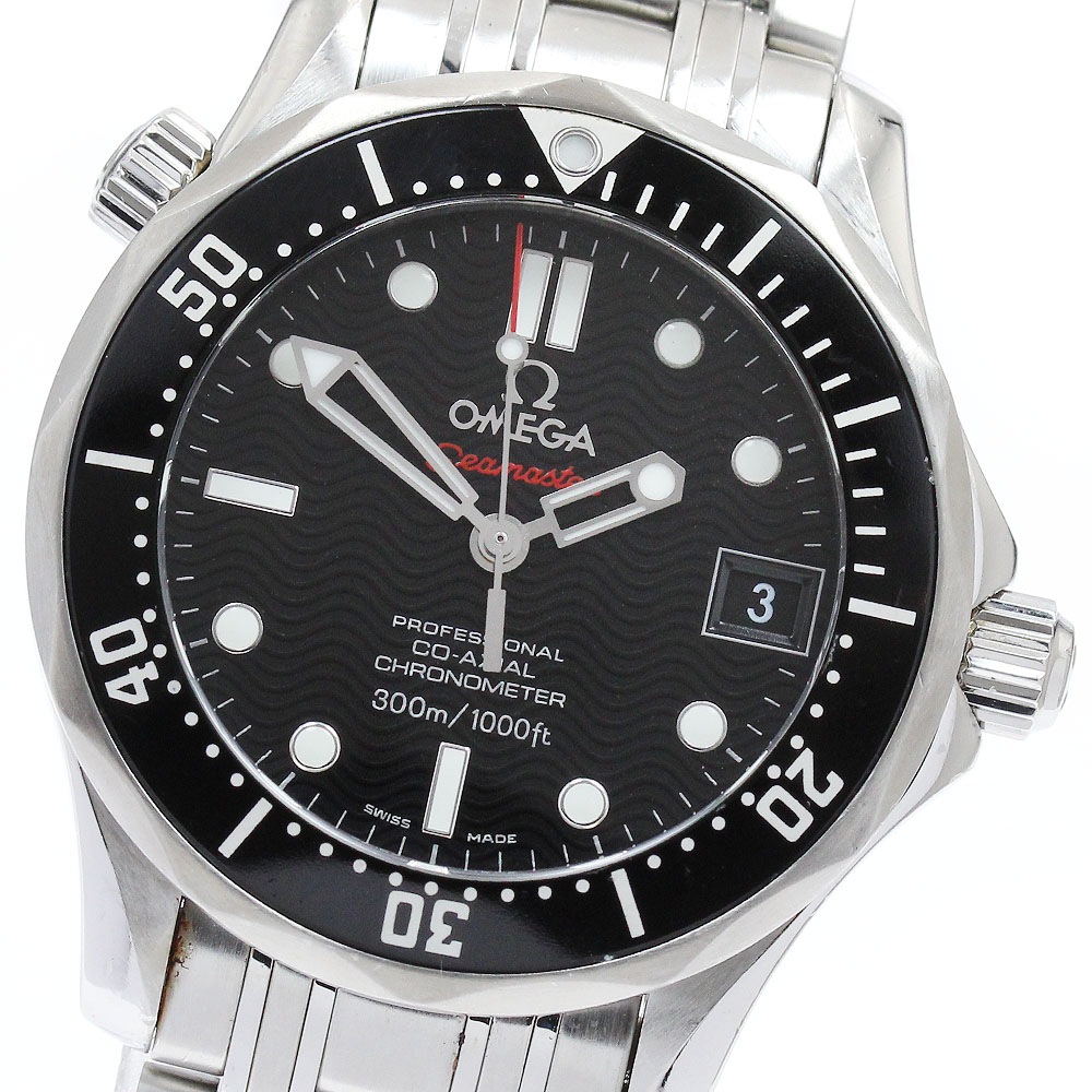オメガ OMEGA 212.30.36.20.01.001 シーマスター300 デイト コーアクシャル 自動巻き ボーイズ _897245【中古】