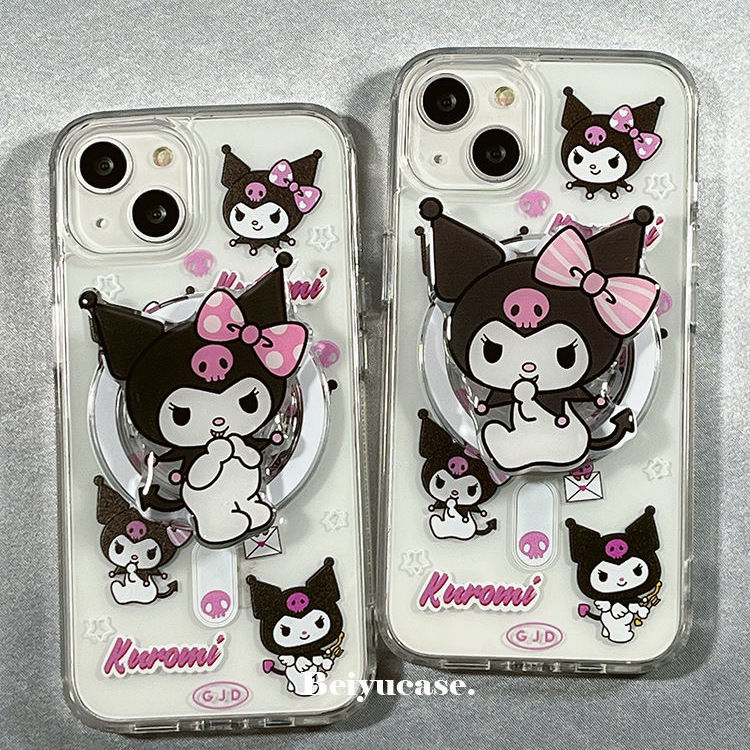 『目玉新商品』1つ買うと10個無料 新しい福袋2025キャラクタークロミちゃんiphoneケースmagsafe ケースマホグリップサンリオマホスタンドクロミ1112131415promax iphon