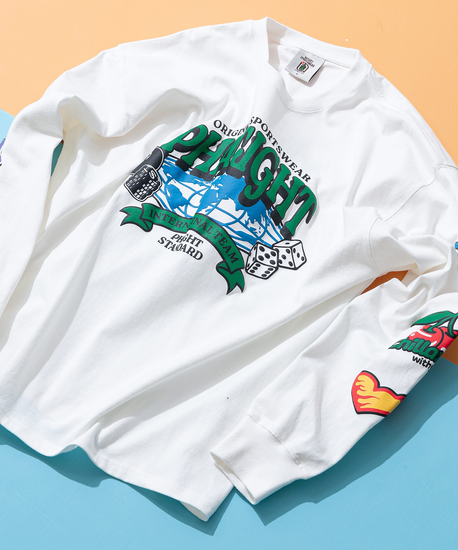 ビックシルエット グラフィック ロンT 3045 DESERT SPORTSWEAR デザートスポーツウェア