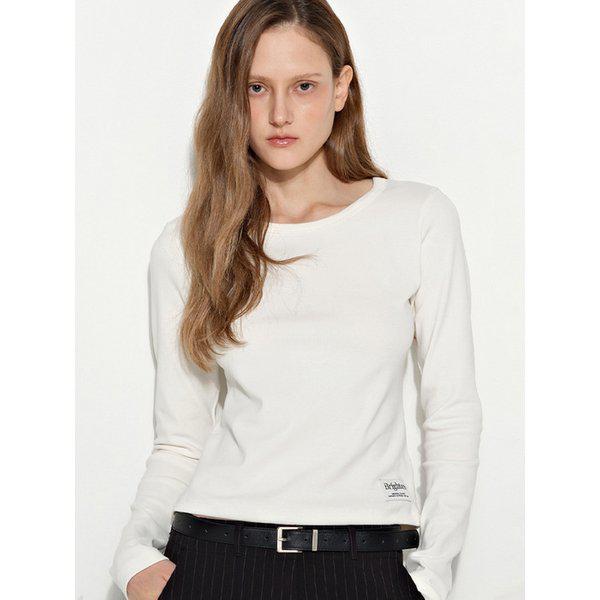 エッセンシャルラウンドネックTシャツ ホワイト