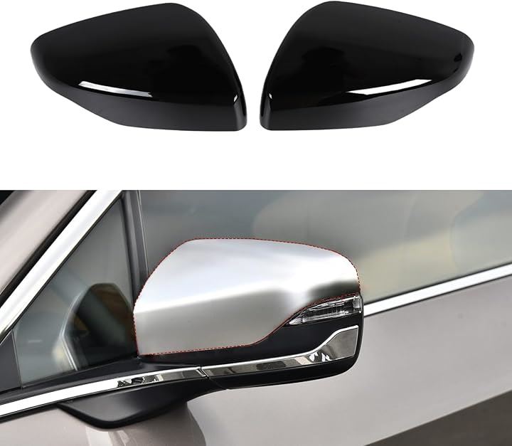 スバル アウトバック 2021～2024年に対応 サイドミラーカバー バックミラーカバー ミラー保護カバー サイドミラー装飾 装飾パーツサイドミラー 外装パネル (光沢のあるブラック) 4,466円