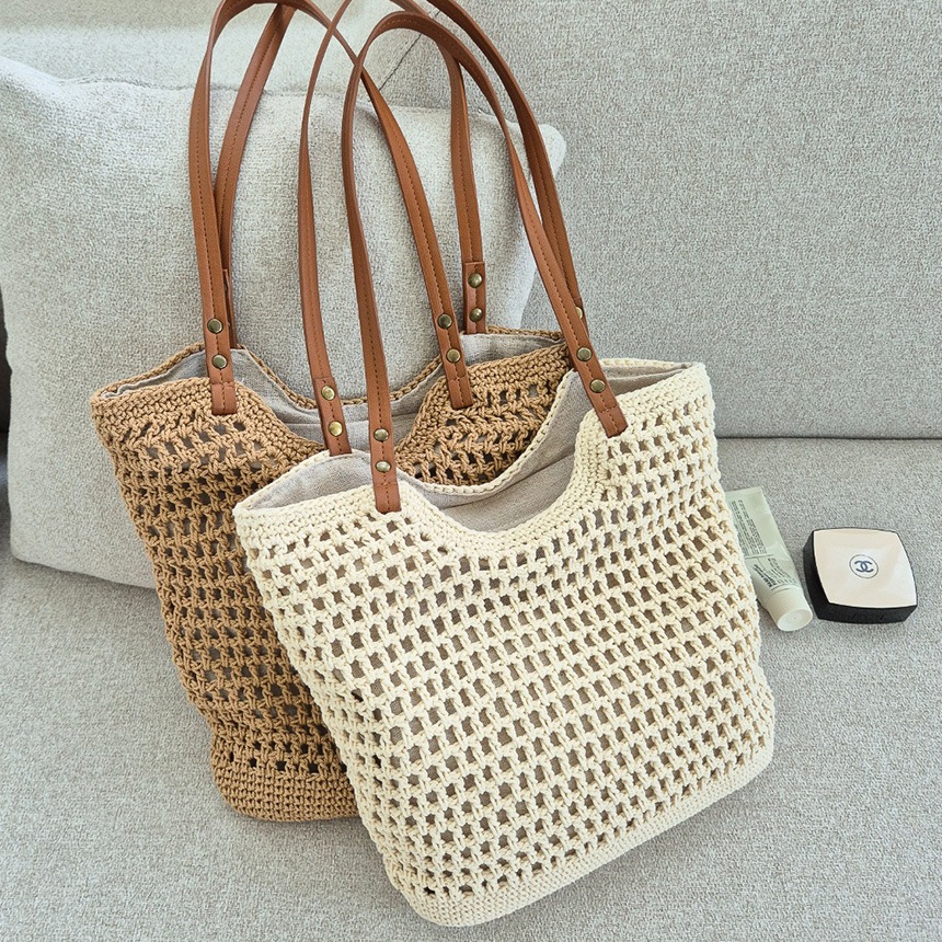 (M) ボレア 夏 ニット ショルダーバッグ