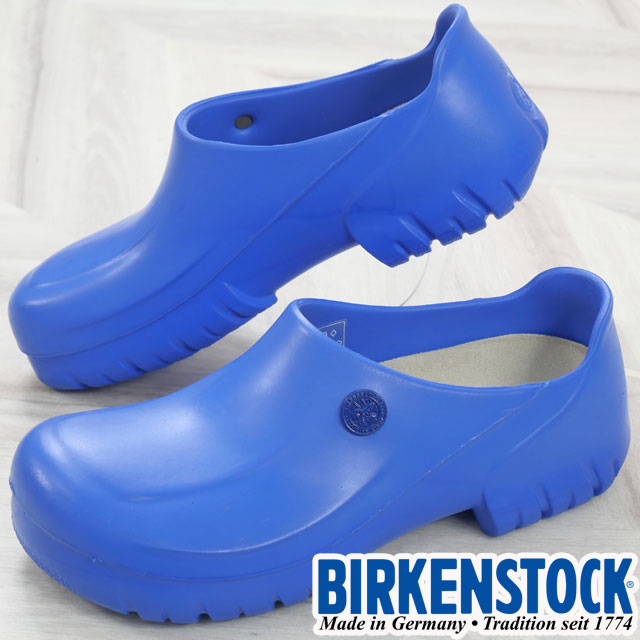 ビルケンシュトック レディース スリッポン コックシューズ メンズ ワークシューズ A630 撥水 耐油 耐滑 コンフォートシューズ ウルトラブルー カジュアル レギュラーフィット 1022520
