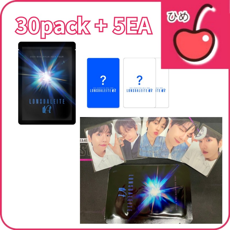 即日出荷 [ TRADING CARD 30pack ] BAEKHYUN ASIA TOUR Lonsdaleite dot OFFICIAL MD