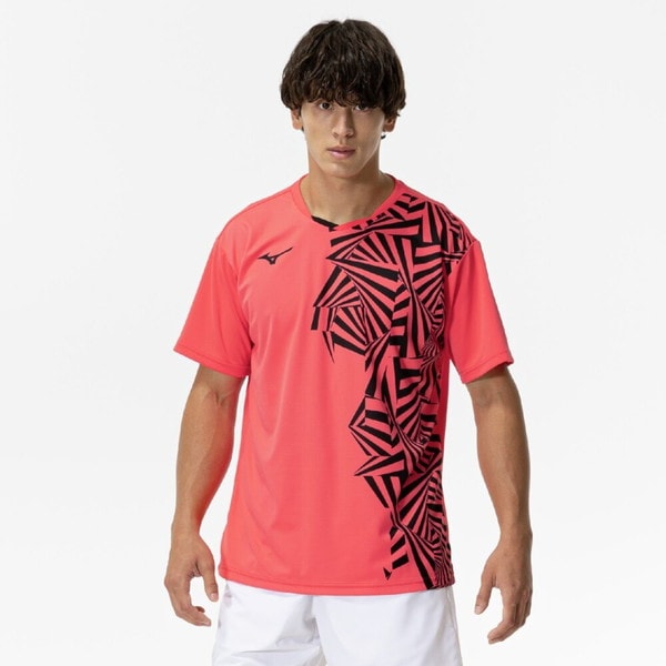 ミズノ MIZUNO ゲームシャツ ラケットスポーツ 半袖 メンズ 62JAC02763