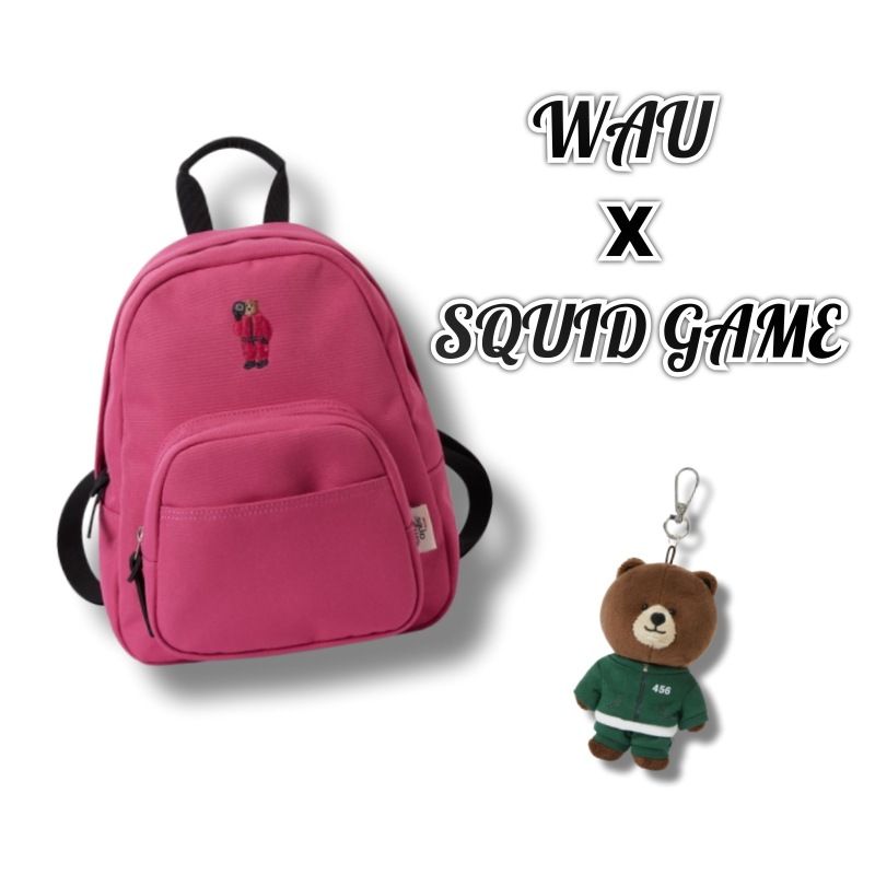 [イカゲームコラボ] Steve Comfort Back pack ミニバッグ カラー選択 キーリング選択