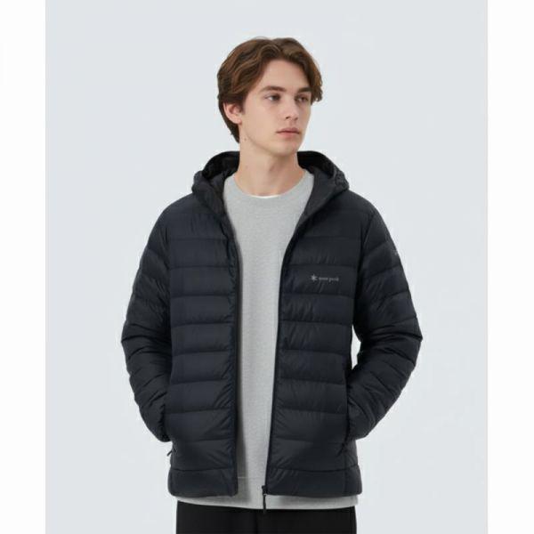 SNOWPEAK APPAREL エアーノバ パーテックス 軽量ジャケット S25WMPDJ12 ブラック