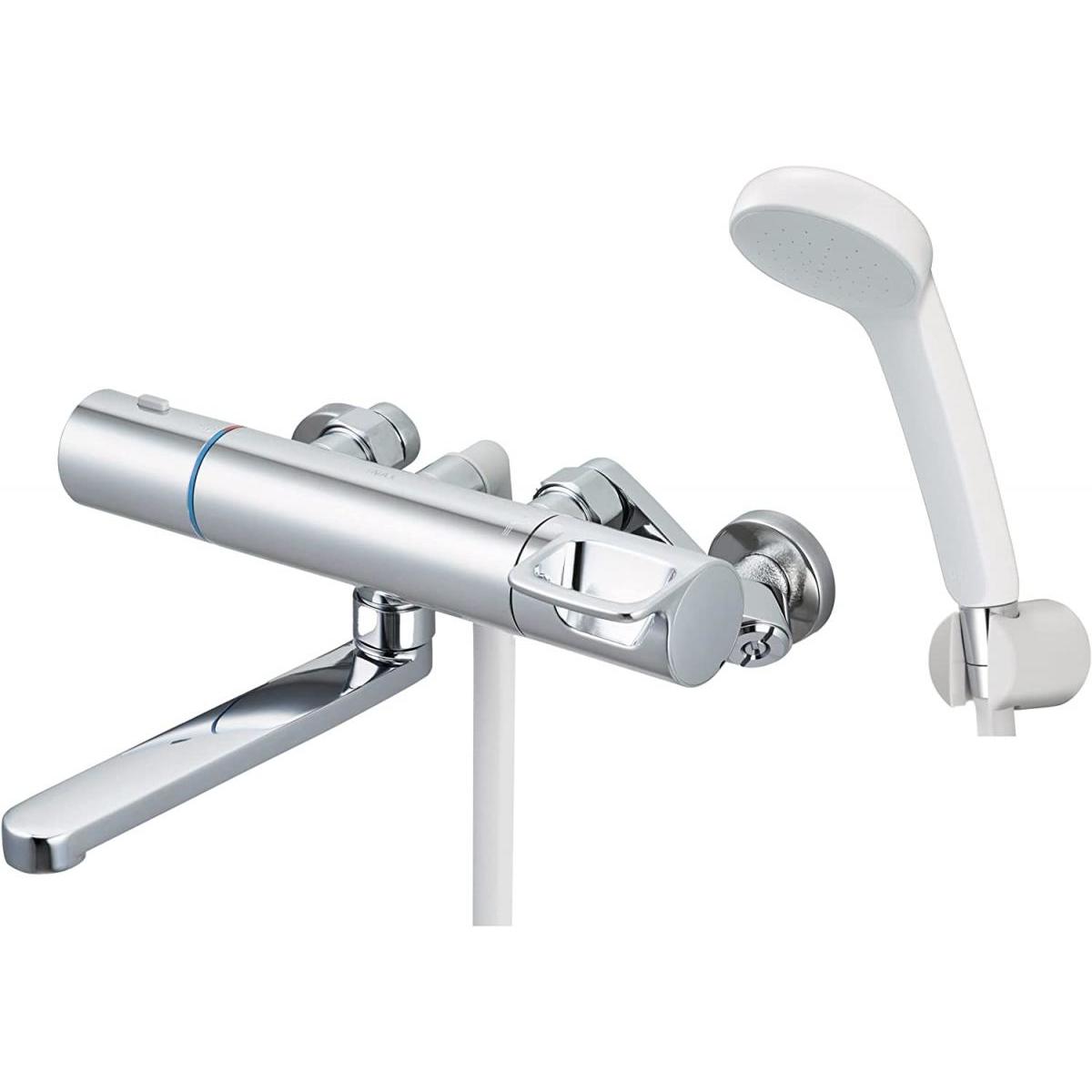 LIXIL(リクシル) INAX サーモスタットバス水栓 RBF-912N【寒冷地用】　浴室用水栓 メッキハンドル エコアクアシャワー 防カビホース