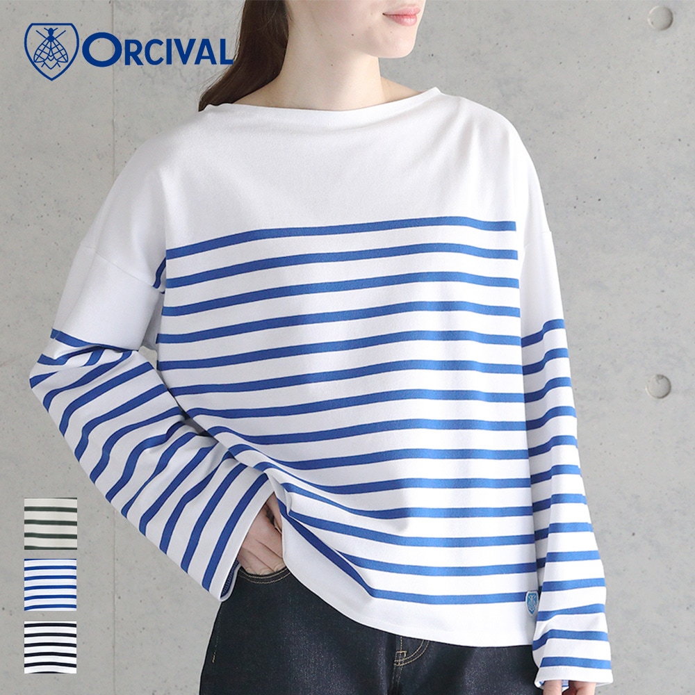 ORCIVAL | ドロップショルダー ラッセルワイドTシャツ WOMEN