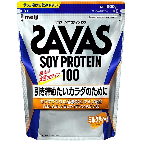ザバス ソイプロテイン100 ミルクティー風味 900ｇ ザバス (D) メガ割