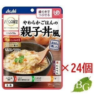 送料無料 アサヒ バランス献立 やわらかごはんの親子丼風 180g 24個セット