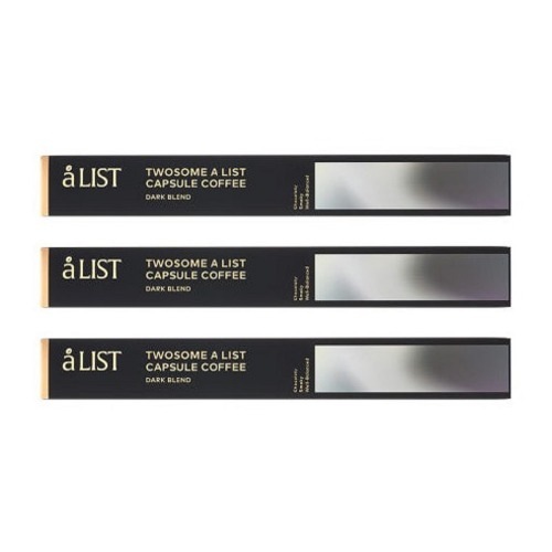 ツーサムプレイスネスプレッソ互換カプセルエイリストダークブレンドコーヒー10個入り×3カプセルコーヒータンビールームティータイム