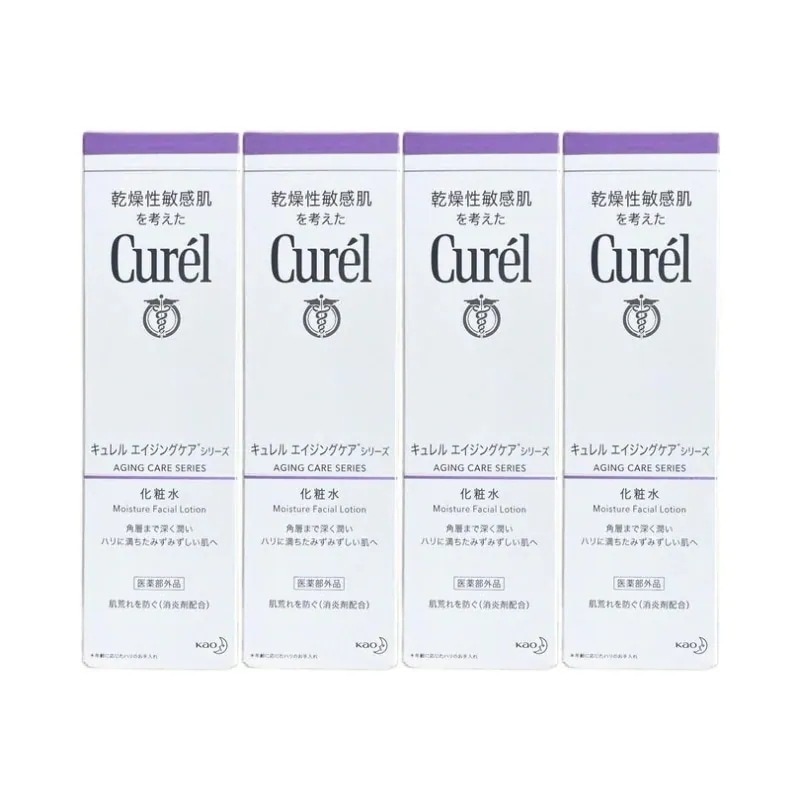 キュ レル エイジングケア化粧水 140ml 4個セット 花王 医薬部外品 エイジングケアシリーズ