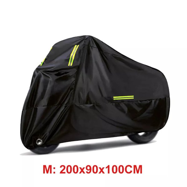 ユニバーサルモーターサイクルカバー 屋外uvプロテクター オールシーズン 防水 防塵 210dエンジン スクーター M-4XL190T