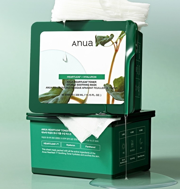 ドクダミ ダブルスージング 抜き取りマスクパック 30枚 2本 1日1パック 大容量