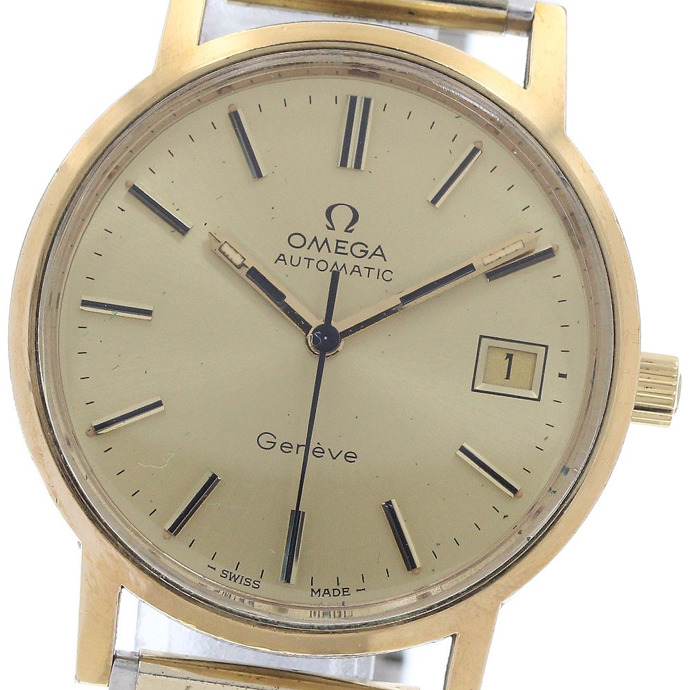 オメガ OMEGA 166.0163 ジュネーブ デイト Cal.1012 自動巻き メンズ _947969【中古】