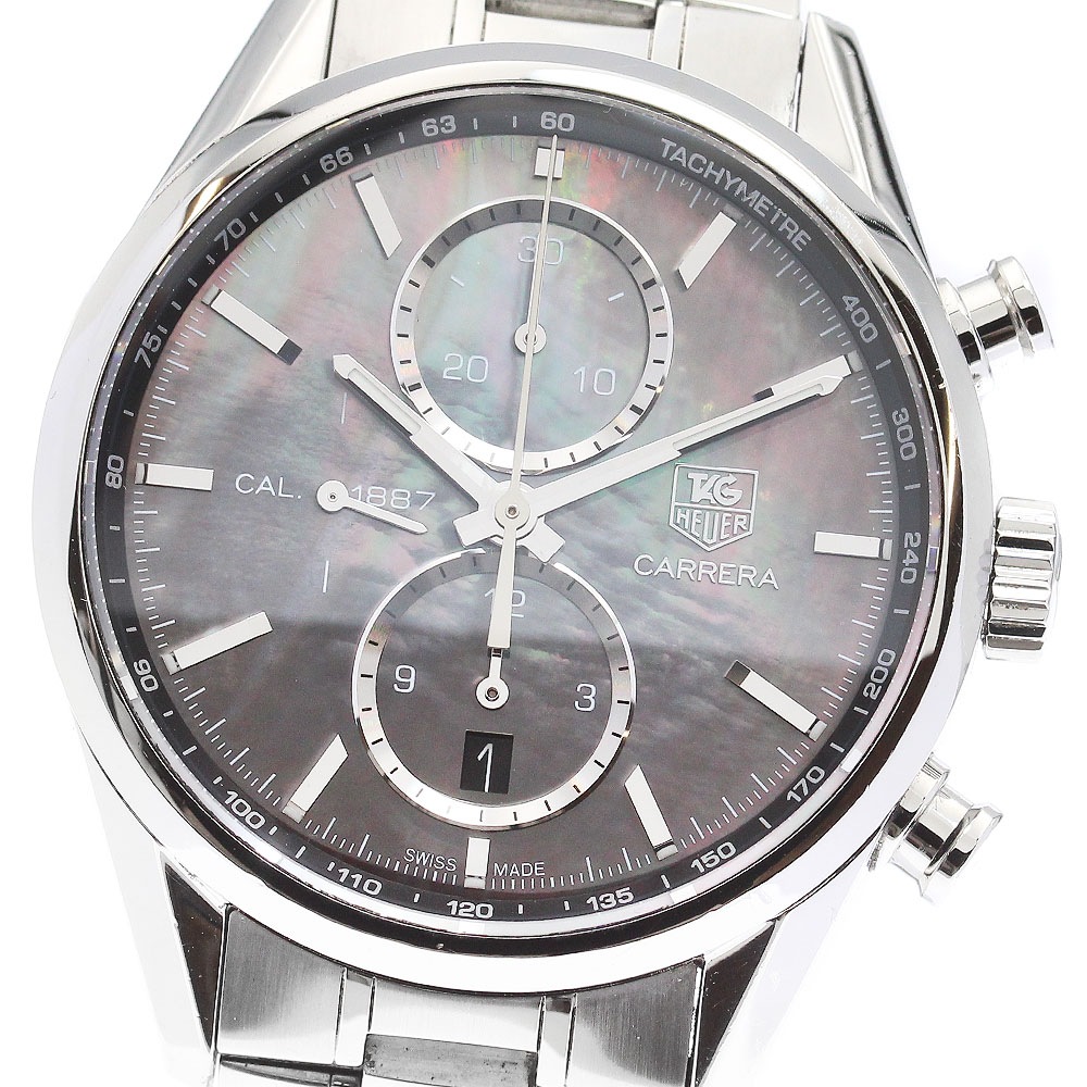 タグホイヤー TAG HEUER CAR211D.BA0724 カレラ クロノグラフ 自動巻き メンズ _870822【中古】