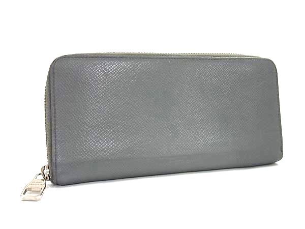 ルイヴィトン 長財布 タイガ ジッピー ウォレット ヴェルティカル レザー M32601 ラウンドファスナー 二つ折り財布 シルバー金具 グラシエ ロングウォレット 小銭入れ【本物保証】