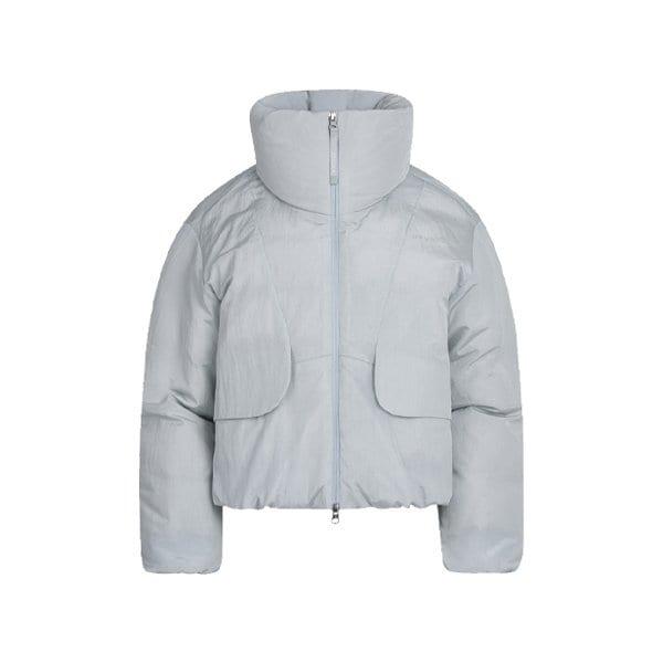 女性カーブミッドダウンジャケットFM1SPJWCNDJ351W-LGR