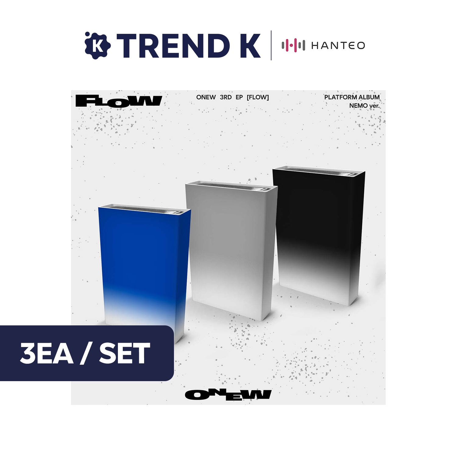 [当店特典] SHINee ONEW - 3th ミニアルバム [FLOW] (NEMO ver.) 3種セット 韓国盤