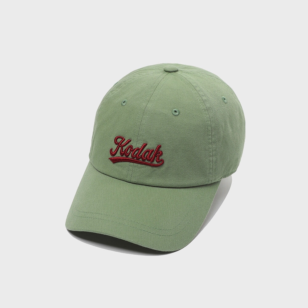 コダックアパレル レタリング リラックスフィット ボールキャップ KHAKI