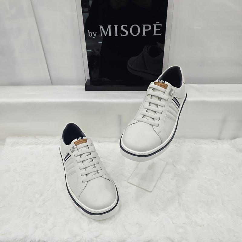 By 男性モダン軽量スニーカー 122HT410SD015 CREAM 1 JJ