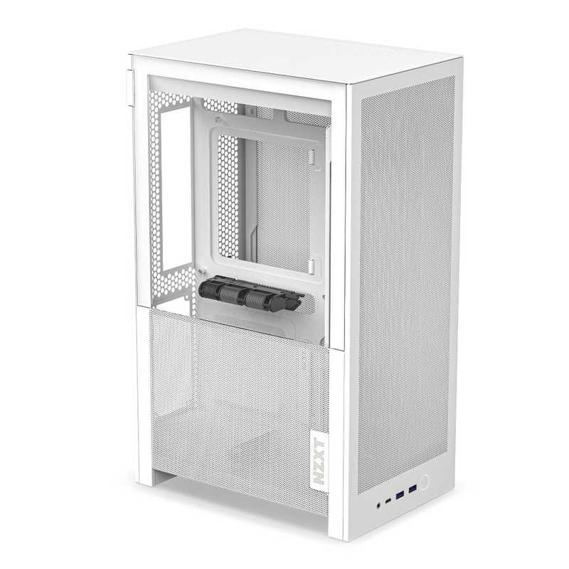 【2026年06月18日発売予定】NZXT　H2 FLOW miniITX対応 PCケース ホワイト　CI-H21FW-01