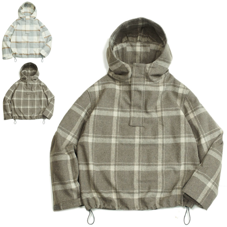 メンズ ジャケットMELTON SHIRTS ANORAK メルトンシャツアノラックLAUNCH BASIC TRADE ラウンチベーシックトレードBR