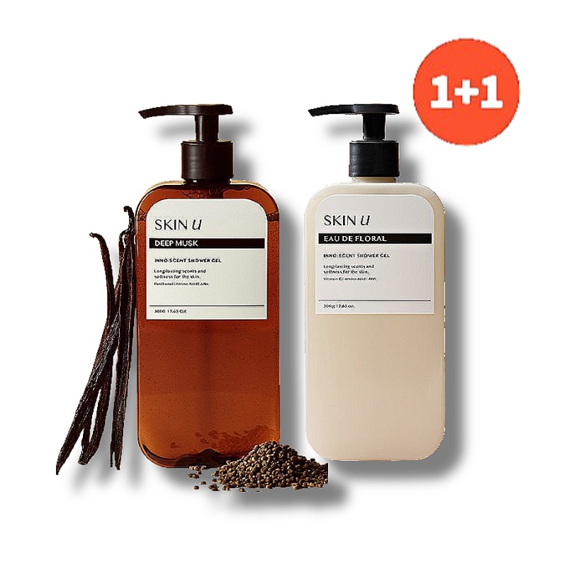 [SKIN U] 残香コーティング パフュームシャワージェル 500g *2EA