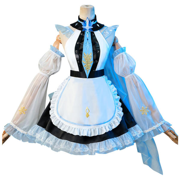 原神 エウルアローレンス コスプレ衣装 メイド服 同人衣装